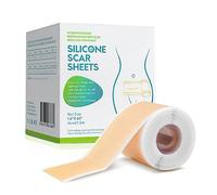 Rouleau de ruban adhésif en silicone réutilisable pour enlever les cicatrices - Convient pour une chirurgie césarienne, brûlure, l'acné