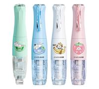 Rouleau De Ruban Adhésif - Rouleau De Ruban Adhésif Double Face | Distributeur De Colle Rétractable | Stylo Coureur Transparent Esthétique | Pour Journalisation Scrapbooking Papier Art Photo En