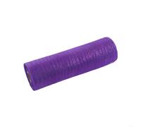 Rouleau de ruban créatif en maille PP pour emballage cadeau - 9,1 m de long et 26 cm de large - Convient pour la décoration de boîtes à bonbons et les projets d'artisanat (F)