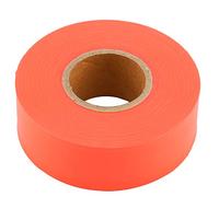 Rouleau de Ruban de Marquage de Ruban de Marquage de Piste de Chasse de Bande de Signalisation Fluorescente pour les Mises en Garde de Limites de Marquage D'arbre (Orange) Other Gardening Supplies