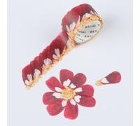 Rouleau De Ruban De Papier Pétales De Fleurs, 200 Pièces, Ruban De Masquage Décoratif, Parfum, Ruban Sakura, Autocollants En Papier Pour Scrapbooking Et Journal Intime, 1 Rouleau