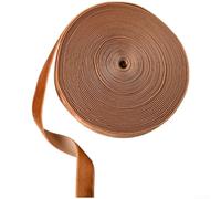 Rouleau de ruban de velours pour emballage de cadeaux de vacances et nœud papillon, 10 m de long avec quatre variantes de tailles pour projets créatifs et loisirs créatifs (L)