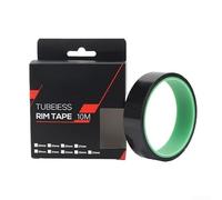 Rouleau de ruban d'étanchéité haute pression pour jantes sans chambre à air - 10 m - Kit de conversion hermétique pour roues de VTT et de vélo de route 20-37 mm de largeur (H-35 mm)