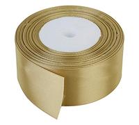 Rouleau de ruban double face Trimming Shop en polyester satiné pour tissus, arts et artisanat, nœuds, emballage cadeau, décoration de mariage 25 m x 25 mm