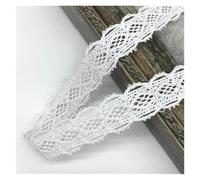 Rouleau de ruban en dentelle brodée, Ruban de dentelle en coton crocheté for applique de mariage, 2 yards, multicolore, soluble dans l'eau, 10 mm/50 mm(27)