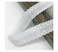 Rouleau de ruban en dentelle brodée, Ruban de dentelle en coton crocheté for applique de mariage, 2 yards, multicolore, soluble dans l'eau, 10 mm/50 mm(23)