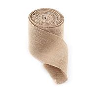 Rouleau de Ruban en Jute DIY 10M Rouleau de Tissu en Jute pour Décoration de Mariage et Table (10CM)