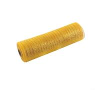 Rouleau de ruban en maille PP - 9,1 m x 26 cm de large - Pour bricolage, emballage de Noël, boîte à bonbons, décoration de fêtes de vacances (B)