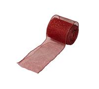 Rouleau de ruban en tissu pour sapin de Noël pour décoration de nœuds, décorations et travaux manuels de vacances avec matériaux durables