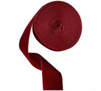 Rouleau de ruban en velours de 10 m pour nœuds papillon et emballage cadeau, disponible en quatre tailles pour la décoration saisonnière (Y)