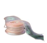Rouleau de ruban Organza en queue de poisson, 3 pièces, 40mm, 10 mètres/rouleau, for emballage de gâteau, décoration de fête de mariage, Bouquet, couronne, fournitures de couture(Pink)