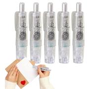 Rouleau De Ruban Pour Scrapbooking - Fournitures Scolaires Adhésives Double Face,5 Pièces Rouleau Applicateur De Colle Pour Journal,Pour Scrapbooking Journaling Art Papier Cartes Adultes