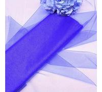 Rouleau de ruban tulle organza multicolore 48 cm x 5 m(Royal Blue)