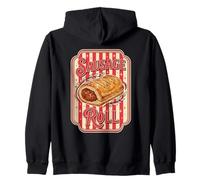Rouleau de Saucisse Foodie British Food Funny Sweat à Capuche