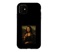 Rouleau de Saucisse Humoristique de Mona Lisa Coque pour iPhone 11