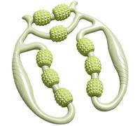 Rouleau de serrage circulaire à neuf roues, outil de massage manuel pour soulager la douleur et la relaxation musculaire, rouleau de massage anti-cellulite pour jambes, bras, mollets et récupération