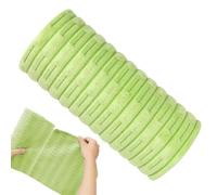 Rouleau De Serviettes En Microfibre Chiffons Vaisselle Détachables Lavables | Rouleau lingettes microfibre nettoyantes cuisine Pour Lavage Vaisselle Voiture Vitres Verre Maison Dorto Vert