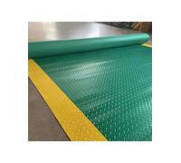 Rouleau de sol en caoutchouc PVC Tapis de sécurité pour garage, entrepôt, gymnase, remorque, pick-up - Découpable, durable, facile à installer, 800 cm x 90 cm