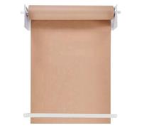 rouleau de support de papier de boucher monté sur Distributeur mural de rouleaux papier avec cutter, multicolore, plusieurs tailles, paquet 2(White,67cm/26.4in Wide)