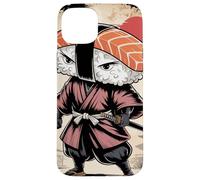 Rouleau de sushis Japonais Japonais Vintage Ukiyo-e Art Coque pour iPhone 15 Plus