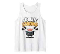 Rouleau de sushis Mignon pour s'entraîner avec des haltères Débardeur