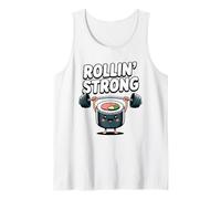 Rouleau de sushis Mignon pour s'entraîner avec des haltères Débardeur