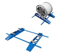 Rouleau de tambour de câble robuste, distributeur de câble pour bobines de | Enrouleur de tambour de câble robuste avec grande capacité de charge pour une distribution efficace des fils dans les projets