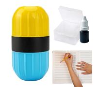 Rouleau de tampon de notation de musique - Tampon double pointe pour partition, marqueur de lignes de notes créatives | Outil de clé de clé rechargeable, tampon facile à imprimer pour aide pédagogique