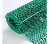 Rouleau de tapis antidérapant pour piscines et garages - Tapis de sol en caoutchouc ajouré pour bars, restaurants, salles de bains et terrasses - 1 m - Gris