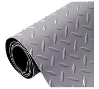 Rouleau de tapis de sol de garage en caoutchouc | Multicolore 0,6/0,9x1-15m 1,5mm Garage Hangar Van Atelier Gym : Protection du sol isolant(Grey,0.9x4m)