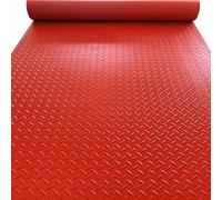 Rouleau de tapis de sol de garage, revêtement de sol en plaque de diamant, tapis de protection de 1,5 mm d'épaisseur pour garage et salle de sport,