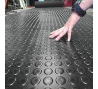 Rouleau de tapis de sol en caoutchouc pour une protection facile du stationnement, découpable, antidérapant, facile à nettoyer, disponible en tailles de 0,6 m, 2,1 m, 3,4 m, 4,6 m