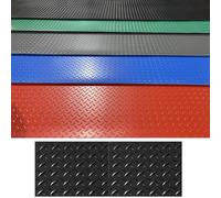 Rouleau De Tapis De Sol en PVC for Garage, Revêtement Épais for Le Dessous De Voiture, Résistant À l'usure Et Aux Rayures, Camping-Car Ou Caravane.(Black,1.5x2m/4.9x6.5ft)