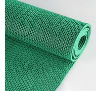 Rouleau de tapis d'extérieur en caoutchouc antidérapant imperméable de 4,5 mm d'épaisseur pour garage et piscine, taille personnalisable, idéal pour salles de bains et garages (vert, 120 x 300 cm)