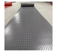 Rouleau De Tapis en Caoutchouc, Antidérapant, Imperméable Et Facile À Découper, Idéal pour Les Garages, Les Fourgonnettes, Largeur : 1 M. Épaisseur : 1,6 Mm(Gray(1.6mm),1x2m)