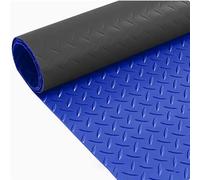 Rouleau de tapis en caoutchouc, revêtement de sol intérieur et extérieur, facile à couper pour garage, salle de sport, abris de jardin, 2,5 mm d'épaisseur, solution de tapis durable et polyvalente