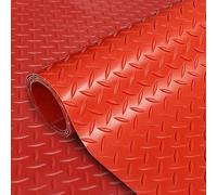 Rouleau de tapis en caoutchouc - Tapis de sol de garage en PVC, design plaque diamant, durable et polyvalent pour une utilisation à la maison et à l'atelier