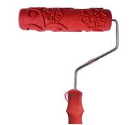 Rouleau de texture 1 pièce de peinture murale en caoutchouc gaufrée for la décoration intérieure, outil bricolage