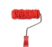 Rouleau de texture 1 pièce de peinture murale en caoutchouc gaufrée for la décoration intérieure, outil bricolage