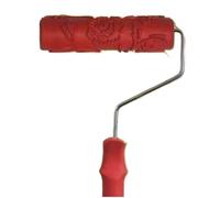 Rouleau de texture 1 pièce de peinture murale en caoutchouc gaufrée for la décoration intérieure, outil bricolage