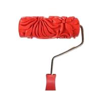 Rouleau de texture 1 pièce de peinture murale en caoutchouc gaufrée for la décoration intérieure, outil bricolage