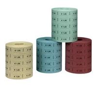 Rouleau de tickets-valeur, 1000 tickets par rouleau