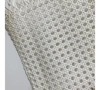 Rouleau de tissage imitation rotin synthétique en polyéthylène durable - Idéal pour la décoration de la maison, les meubles, les cannes, les armoires, les portes et les lits - Sangle en rotin