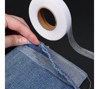 Rouleau De Tissu Adhésif Double Face Non Tissé,64m,Grille D'entoilage,Repassage Sur L'ourlet,Pantalon De Raccourcissement Des Bords,Outil De Couture,Bricolage - Type W1.2cm L64m #A