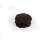 Rouleau de tissu fausse fourrure - Marron - 6 cm x 2 m