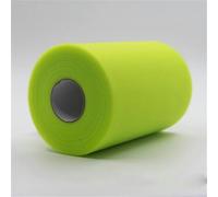 Rouleau de tissu Tulle Organza en soie, 6 pouces par 25 yards, décoration multicolore for fête d'anniversaire(C30)