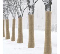 Rouleau de toile de jute de 12,2 x 3 m, protection naturelle des plantes, protection polyvalente contre le gel d'hiver pour arbres de jardin (1 x 3 m)