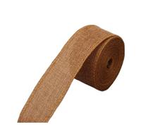 rouleau de toile de jute Rouleau de ruban en toile jute naturelle 10 m for décorations colorées, mariage rustiques vintage pour les loisirs créatifs(Brown)