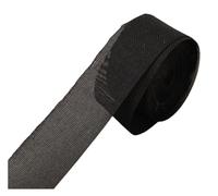 rouleau de toile de jute Rouleau de ruban en toile jute naturelle 10 m for décorations colorées, mariage rustiques vintage pour les loisirs créatifs(Black)