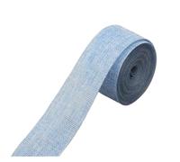 rouleau de toile de jute Rouleau de ruban en toile jute naturelle 10 m for décorations colorées, mariage rustiques vintage pour les loisirs créatifs(Light blue)
